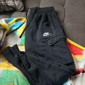Men’s Sm Black Cargo-Style Nike Joggers— see all pics